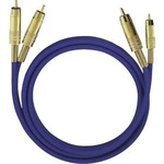 Cinch audio kabel Oehlbach 2029, 1.00 m, černá