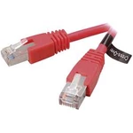 RJ45 (křížený) síťový kabel CAT 5e S/FTP 2.00 m červená Vivanco