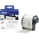 Etikety BrotherTyp DK-22205, DK22205, 62 mm x 30,48 mm, pro etiketovačky QL, bílá