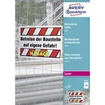 Avery-Zweckform 3487 fólie odolávající povětrnostním vlivům DIN A4 laserová tiskárna, barevná laserová tiskárna, kopírka, barevná kopírka bílá 100 ks