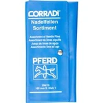 Sada jehlových pilníků CORRADI 160 mm švýcarské drážky 1 v PVC svinovací brašně PFERD 266/16 160 H1 12314082 160