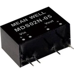 DC/DC měnič napětí, modul Mean Well MDS02N-05, 400 mA, 2 W, Počet výstupů 1 x