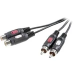 Cinch audio prodlužovací kabel SpeaKa Professional SP-7870208, 10.00 m, černá