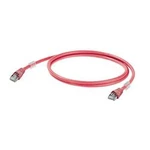 Síťový kabel RJ45 Weidmüller 1166030050, CAT 6A, S/FTP, 5.00 m, červená