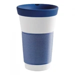 Becher mit Deckel Kahla „Cupit To Go Sea Blue“, 470 ml