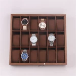 6/12/18 Slots Wooden Watch Display Tray Collection Storage Case Organizer Box