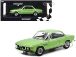 1971 BMW 3.0 CSi Green Metallic Limited Edition to 506 pieces Worldwide 1/18 Diecast Model Car by Minichamps