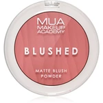 MUA Makeup Academy Blushed Powder Blusher púdrová lícenka odtieň Rouge Punch 5 g