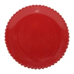 Rubínovočervený kameninový dezertný tanier Costa Nova Pearlrubi, ø 22 cm