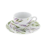 Súprava 6 porcelánových hrnčekov s tanierikmi Villa Altachiara Star Fruit