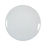 Biely kameninový dezertný tanier Costa Nova Pearl, ⌀ 22 cm