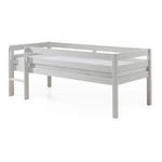Biela detská vyvýšená posteľ Vipack Pino, 90 x 200 cm