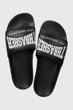 Pantofle HUF X Trasher pánské, černá barva