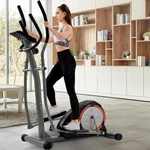 Bominfit Exercise Bike 5KG Flywheel 8 Levels of Magnetic Resistance Silent Portable Movable Bicycle Home Exercise Aerobi