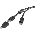 Renkforce Mini-DisplayPort / DisplayPort káblový adaptér #####Mini DisplayPort Stecker, #####DisplayPort Stecker 3.00 m