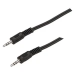 Bachmann 918.011 jack audio prepojovací kábel [1x jack zástrčka 3,5 mm - 1x jack zástrčka 3,5 mm] 2.50 m čierna