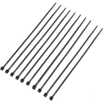 TRU COMPONENTS 1592802 TC-CV150KBK203 sťahovacie pásky 150 mm 3.60 mm čierna odolné voči UV žiareniu 1000 ks