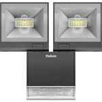 Theben theLeda S20 BK 1020924 LED vonkajšie osvetlenie s PIR senzorom  20 W biela