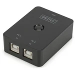 Digitus DA-70135-2 1 + 2 porty USB 2.0 prepínač čierna