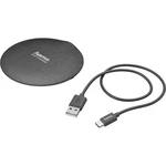 Hama bezdrôtová indukčná nabíjačka 2000 mA FC10 Metal 00183381  Výstup Qi štandard čierna