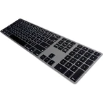 Matias FK418BTLB-DE Bluetooth® klávesnica nemecká, QWERTZ, Macintosh sivá space podsvietenie