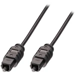 LINDY Toslink digitálny audio prepojovací kábel [1x Toslink zástrčka (ODT) - 1x Toslink zástrčka (ODT)] 0.50 m čierna