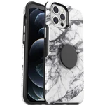 Otterbox Pop Symmetry zadný kryt na mobil Apple iPhone 12 Pro Max bieločierna