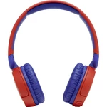 JBL JR 310 BT Bluetooth detské slúchadlá On Ear  zložiteľná, obmedzenie hlasitosti, regulácia hlasitosti červená, modrá