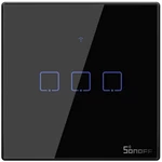 Sonoff Wi-Fi nástenný spínač   T3EU3C-TX black