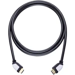 HDMI prepojovací kábel  1.20 m čierna Oehlbach Shape Magic