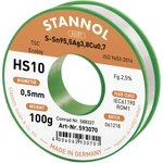 Stannol HS10 2510 spájkovací cín bez olova cievka Sn95,5Ag3,8Cu0,7 100 g 0.5 mm