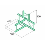 Alutruss DECOLOCK DQ2-PAT42V 2-bodová rampa rohové viazanie na 4 smery 90 °