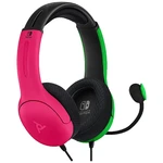 PDP 500-162-PKGR-EU herný headset s USB káblový cez uši ružová, zelená