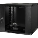 LogiLink W09F64B 19" nástenná rozvodná skriňa (š x v x h) 500 x 215 x 590 mm 9 U čierna (RAL 9005)