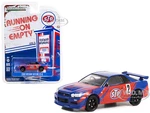 2002 Nissan Skyline GT-R (R34) 2 Blue with Red Graphics "STP" "Running on Empty" Series 15 1/64 Diecast Model Car by Greenlight