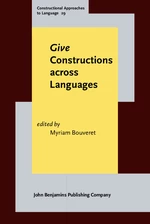 Give Constructions across Languages