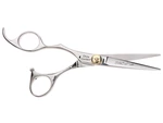Kadeřnické nůžky pro leváky Olivia Garden SilkCut® Shear 5,75" - stříbrné (5.75L) + dárek zdarma
