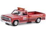 1987 Dodge Ram D-250 Red "71st Annual Indianapolis 500 Mile Race" Dodge Official Truck "Hobby Exclusive" 1/64 Diecast Model Car by Greenlight