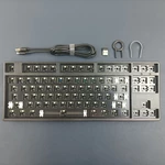C87 Mechanical Keyboard Customized Kit 87 Keys Hot Swappable Wired 2.4G Wireless Dual Mode RGB Backlit Waterproof Ergono