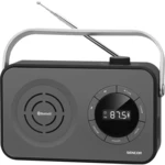 Rádioprijímač Sencor SRD 3200B čierny prenosný PLL FM rádioprijímač • výstupný výkon 1,2 W (RMS) • 3" reproduktor • Bluetooth 4.0 • USB • microSD slot