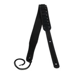 Flight S51 Black Leather Pasek Do Ukulele