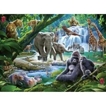 Ravensburger Puzzle Rodina z džungle 100 dílků