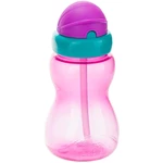 Canpol babies Sport Cup dětská láhev s brčkem 12m+ Pink 270 ml