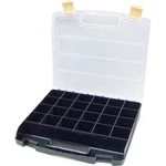Kufřík na součástky VISO, POLY1024, přihrádek: 24, 340 x 230 x 55 , černá