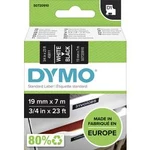 Páska do štítkovače DYMO 45811 (S0720910), 755737, 19 mm, D1, 7 m, bílá/černá
