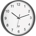 Analogové DCF nástěnné hodiny 60.3511.10, Ø 302 x 40 mm, černá/bílá