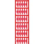 Conductor markers, MultiCard, 30 x 5,8 mm, Polyamide 66, Colour: Red Weidmüller Počet markerů: 150 SFC 1/30 NEUTRAL RTMnožství: 150 ks