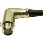 XLR konektor Cliff FC60955N 5, zlatá, černá, 1 ks