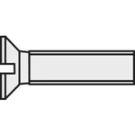 Šrouc se zápustnou hlavou Toolcraft, M6, 20 mm, DIN 963, plast, 10 ks