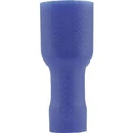 Faston zásuvka Vogt Verbindungstechnik 3945S 6.3 mm x 0.8 mm, 180 °, plná izolace, modrá, 1 ks